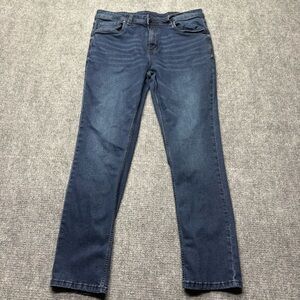 The Perfect Jean NYC TPJ Jeans Mens 38X34 Blue Slim Thick Stretch Comfort